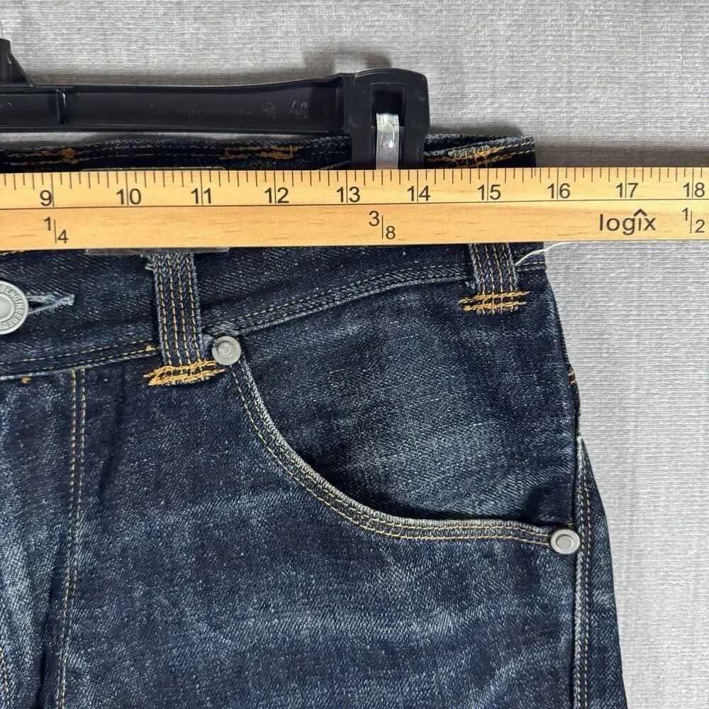 Levi's Engineered Jeans Twisted Denim 1999 Men's 32W Indigo Vintage *ALTERED*